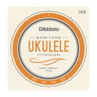 DADDARIO EJ87B UKULELE TEL SETİ, BARITONE, TITANIUM, WARM BRIGHT 