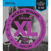 DADDARIO ESXL120 ELEKTRO GİTAR TEL SETİ, XL, 9-42, NICKEL WOUND, RE