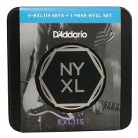 DADDARIO EXL115-TIN ELEKTRO GİTAR (PROMOSYONLU) TEL SETİ, (4-EXL115 + 
