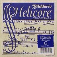 DADDARIO H513 CELLO TEK TEL, HELICORE, G-SOL, LONG SCALE, MEDIUM