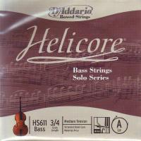DADDARIO HS611 KONTRABAS TEK TEL, HELICORE, A-LA, SCALE 3/4, BASS