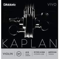 DADDARIO KV310 4/4M KEMAN TEL SETİ, KAPLAN VIVO, 4/4 SCALE, MEDIUM TEN