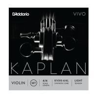 DADDARIO KV310L KEMAN TEL SETİ, KAPLAN VIVO, 4/4 SCALE, LIGHT TENS