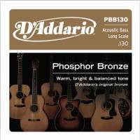 DADDARIO PBB130 AKUSTİK BAS GİTAR TEK TELİ, PHOSPHOR BRONZE, LONG 