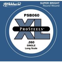 DADDARIO PSB060 BAS GİTAR TEK TEL, (RE), PRO STEELS, 0.060 GAUGE, 