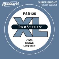 DADDARIO PSB125 BAS GİTAR TEK TEL, (Sİ), PRO STEELS, 0.125 GAUGE, 