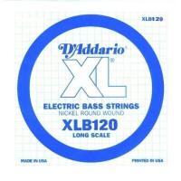 DADDARIO XLB120 BAS GİTAR TEK TEL, (Sİ), XL NICKEL WOUND, 0.120 GA