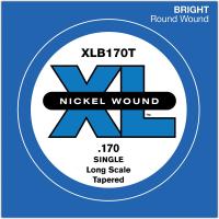DADDARIO XLB170T BAS GİTAR TEK TEL, (Sİ), XL NICKEL WOUND, 0.170 GA