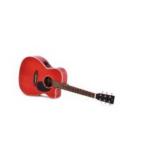 Ditson 000C-10E-TRD Elektro Akustik Gitar (Tranclucent Dark Red)
