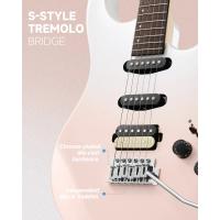 Donner DMT-66 Elektro Gitar (Pink-White Gradient)