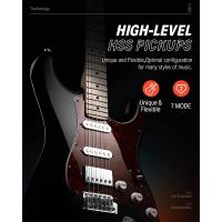 Donner DST-152 Full-Size ST Elektro Gitar (Siyah)