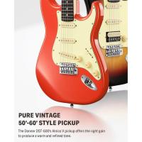 Donner DST-600 Elektro Gitar (Fiesta Red)
