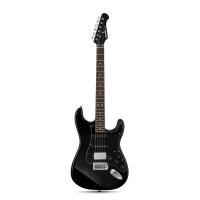 Donner DST Seeker Deluxe HSS Elektro Gitar (Siyah)