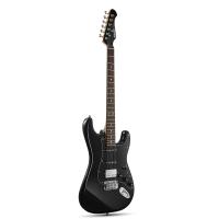 Donner DST Seeker Deluxe HSS Elektro Gitar (Siyah)