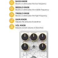Donner EC1336 Dark Horizon High Gain Distortion Pedalı