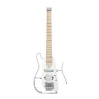 Donner Hush-X Headless Traveller Elektro Gitar (Beyaz)