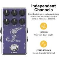 Donner Versatility Delay Pedal Time Effect Pedalı (Synthesizer/Gitar/Drum Machine Uyumlu)
