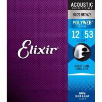 Elixir 11050 Polyweb Bronze Light Akustik Gitar Teli (.012-.053)