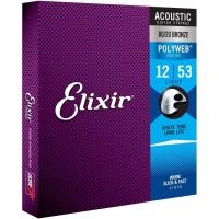 Elixir 11050 Polyweb Bronze Light Akustik Gitar Teli (.012-.053)