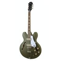 Epiphone Casino Worn Hollowbody Elektro Gitar (Worn Olive Drab)