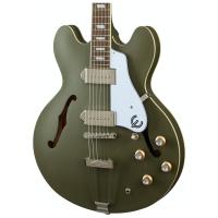 Epiphone Casino Worn Hollowbody Elektro Gitar (Worn Olive Drab)