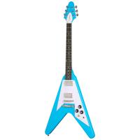 Epiphone Inspired by Gibson Flying V '70s Elektro Gitar (Maui Blue)
