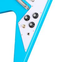 Epiphone Inspired by Gibson Flying V '70s Elektro Gitar (Maui Blue)