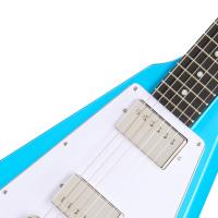 Epiphone Inspired by Gibson Flying V '70s Elektro Gitar (Maui Blue)