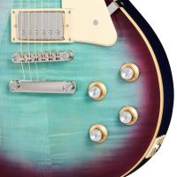 Epiphone Inspired by Gibson Les Paul Standard 60s Figured Elektro Gitar (Blueberry Burst)