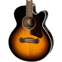 Epiphone J-200 EC Studio Parlor Akustik Gitar (Vintage Sunburst)