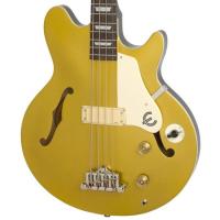 Epiphone Jack Casady Semi-Hollow Bas Gitar (Metallic Gold)