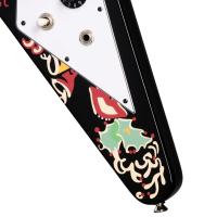 Epiphone Jimi Hendrix "Love Drops" Flying V Elektro Gitar (Ebony)