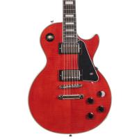 Epiphone Les Paul Custom Figured Elektro Gitar (Transparent Red)