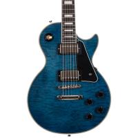 Epiphone Les Paul Custom Figured Elektro Gitar (Viper Blue)