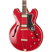 Epiphone Masterbilt Gem Archer Sheraton Elektro Gitar (Cherry Red)