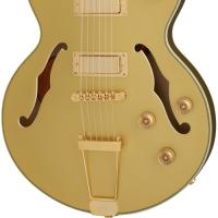 Epiphone UpTown Kat ES Semi Hollowbody Elektro Gitar (Gold Metallic)