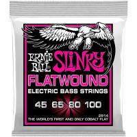 Ernie Ball P02814 Flatwound Super Slinky 45-100 Bas Gitar Tel Seti