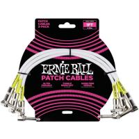 ERNIE BALL P06055 Beyaz 1ft 3'lü Paket Kablo