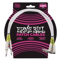 ERNIE BALL P06056 Beyaz 1,5 ft 3'lü Patch Kablo