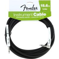 Fender 18.6' Performance Inst Cable BLK L Uç