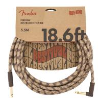 Fender 18.6 ANG CABLE HEMP BRN STRIPE