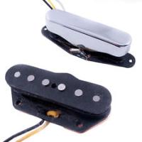 Fender CS Twisted Tele Pickups Set BLK/Chrome