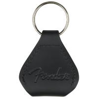 Fender Leather Pick Holder Anahtarlık Black