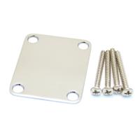 Fender Neck Plate No Logo Chrome