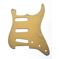 Fender Pickguard Strat 11 Hole S/S/S 1-Ply Gold Anodized