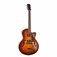 Godin 5th Avenue CW Kingpin II HB Hollowbody Elektro Gitar (Cognac Burst)