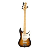 Godin Shifter  HG MN 5 Telli Bas Gitar (Vintage Burst Flame)
