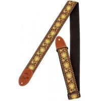 Gretsch Guitar Strap Yellow/Orange Brown End