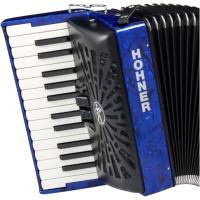 Hohner A16542 Bravo II 48 Akordiyon (Darkblue)