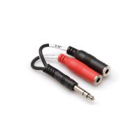 HOSA 1/4'' TRS (M) <-> Dual 1/4'' TSF (F) Stereo Breakout kablo